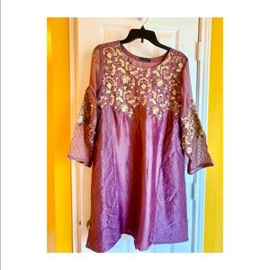 Silk Embroidered Tunic